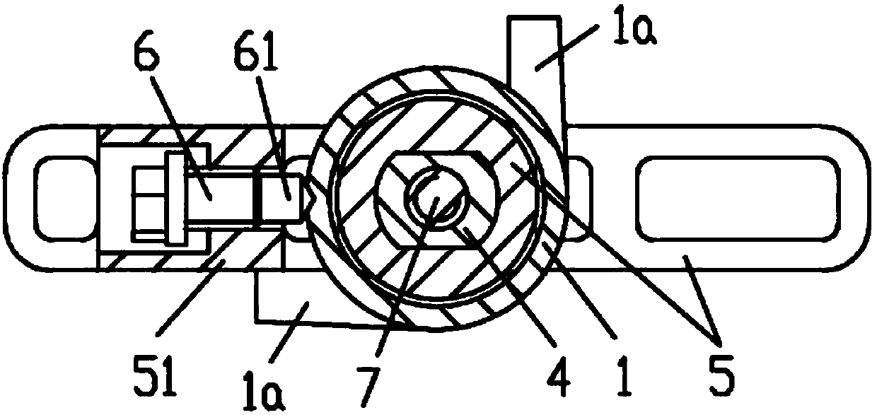 Fuel gas theftproof ball valve