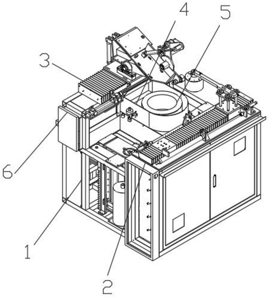 Double polishing equipment for inner and outer walls applied for magnetic ring processing and operating method thereof