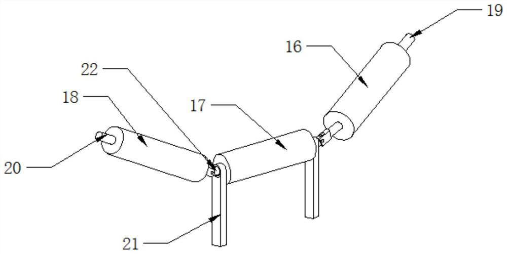 Belt conveyor for boiler fire coal conveying