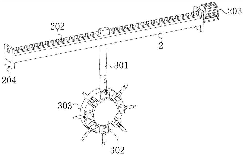 Positioning and punching device for metal plate machining