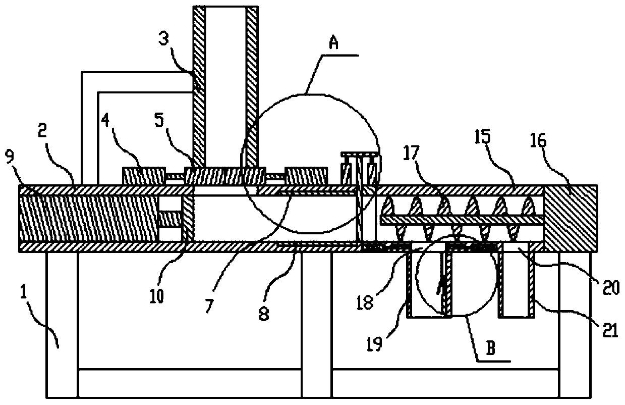 A detection device for neutron radiation-proof concrete