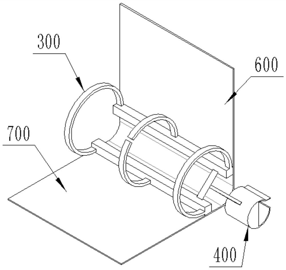 Water platform plastering device