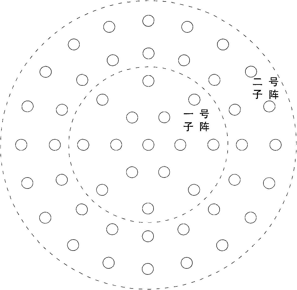 Beam-forming method for forming array antenna of variable beam