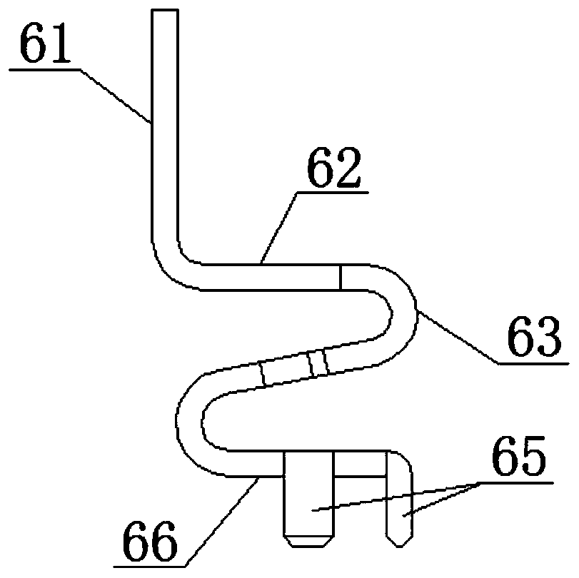 Connecting reed structure