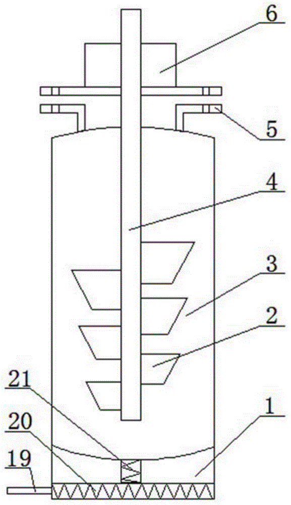 Efficient mixing tank for pta refining unit