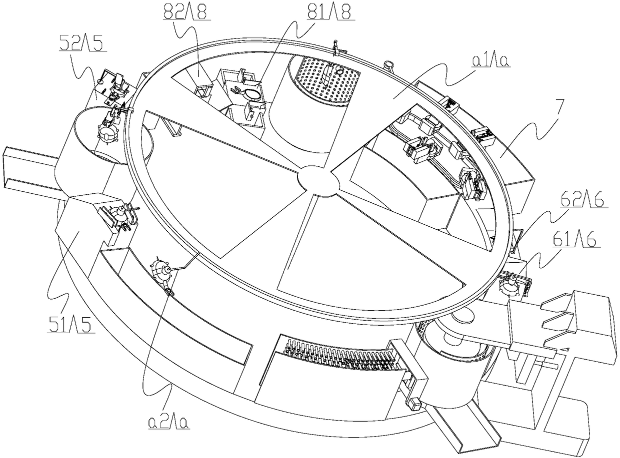 Fully-automatic and highly-efficient processing device for aquatic product soft-shelled turtles