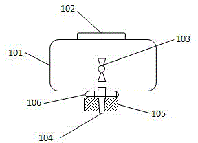 Salt spray test device with constant temperature and constant humidity