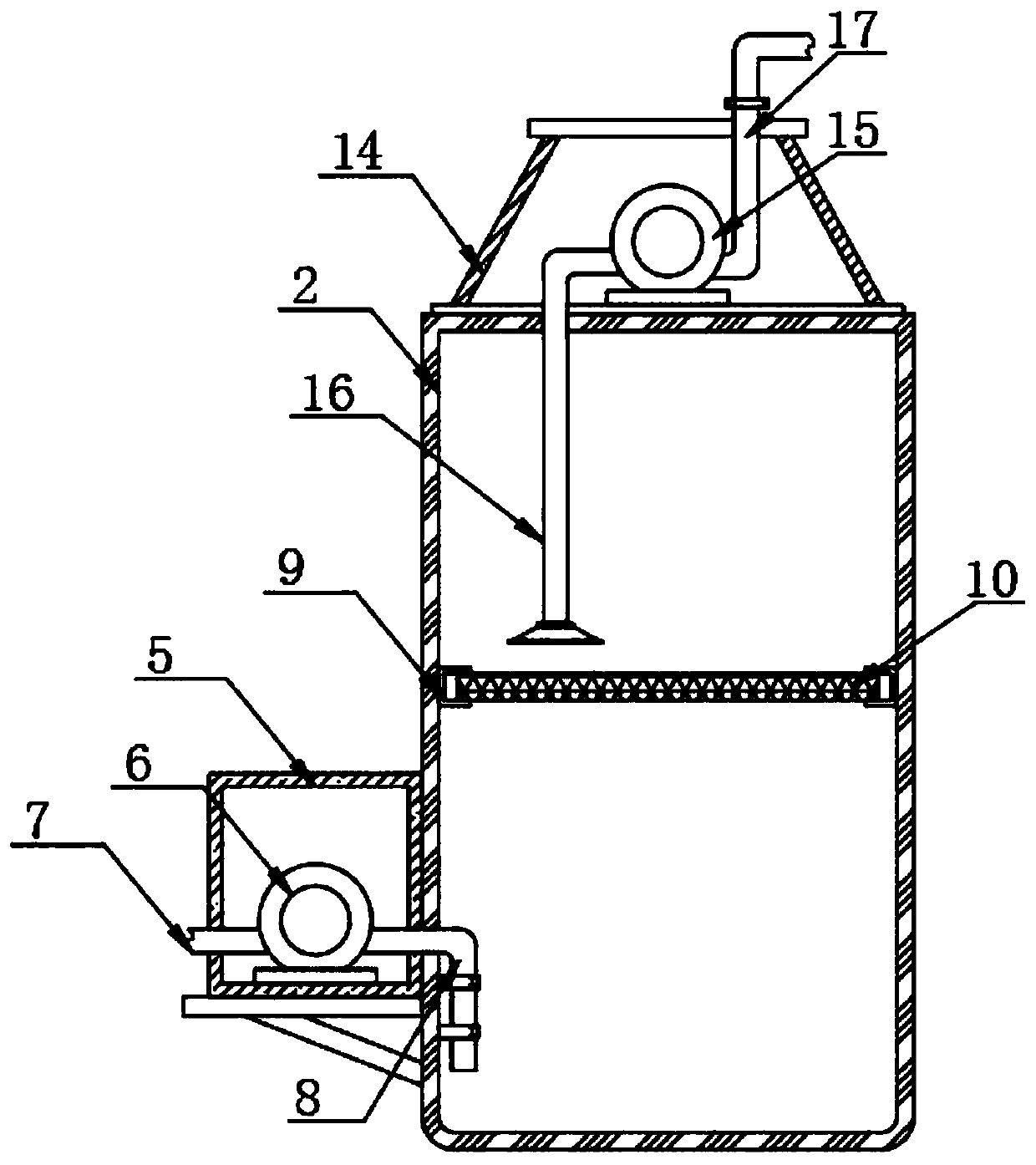 Water circulation treatment system for lotus root planting