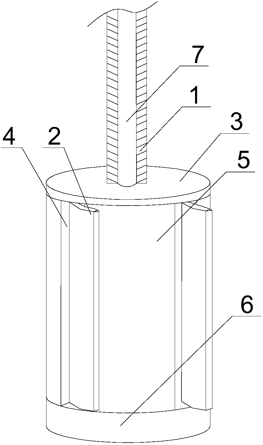 Rapid clearing method for inner wall burrs of pipes