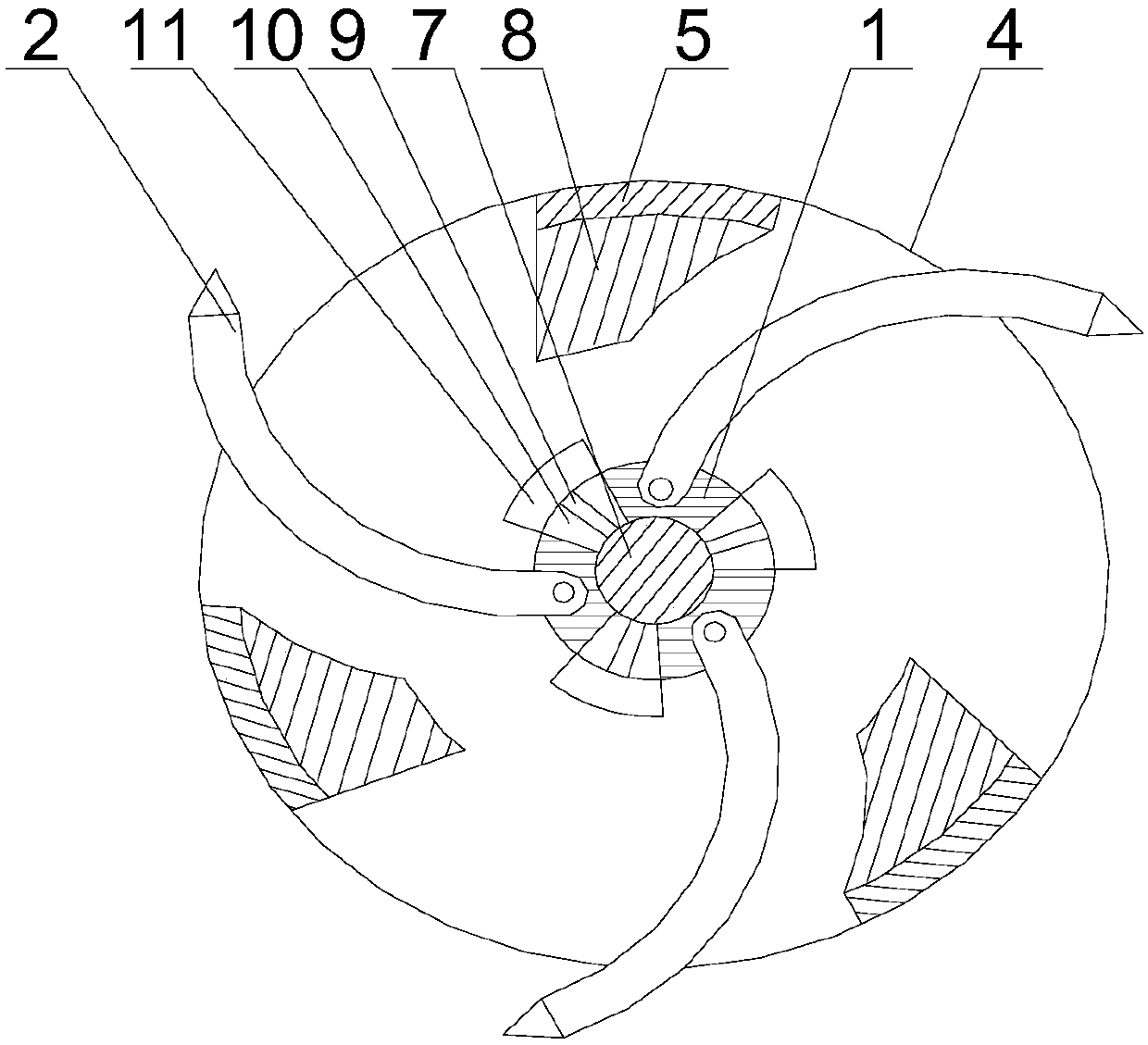 Rapid clearing method for inner wall burrs of pipes