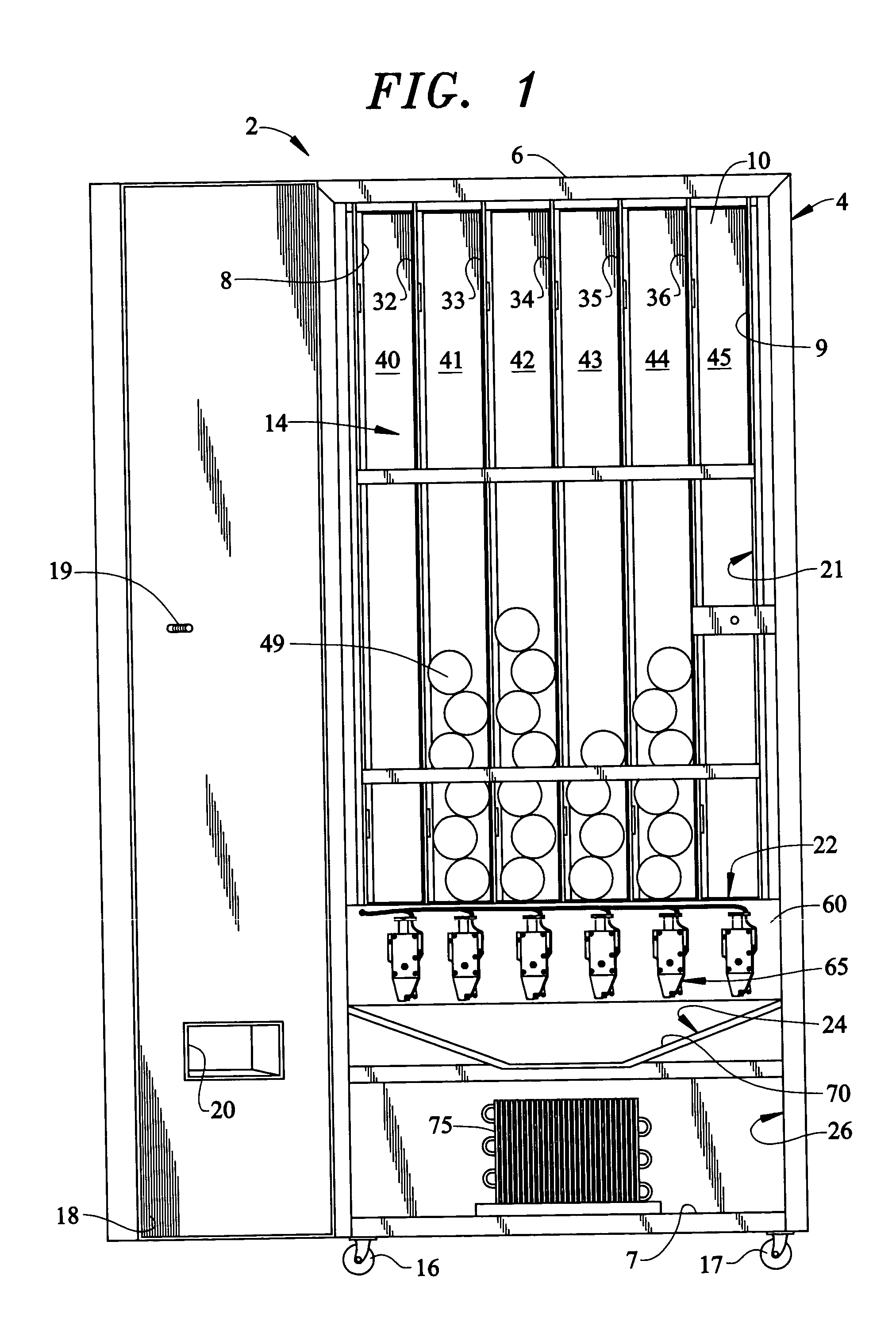 Ultrasonic sensor for detecting the dispensing of a product