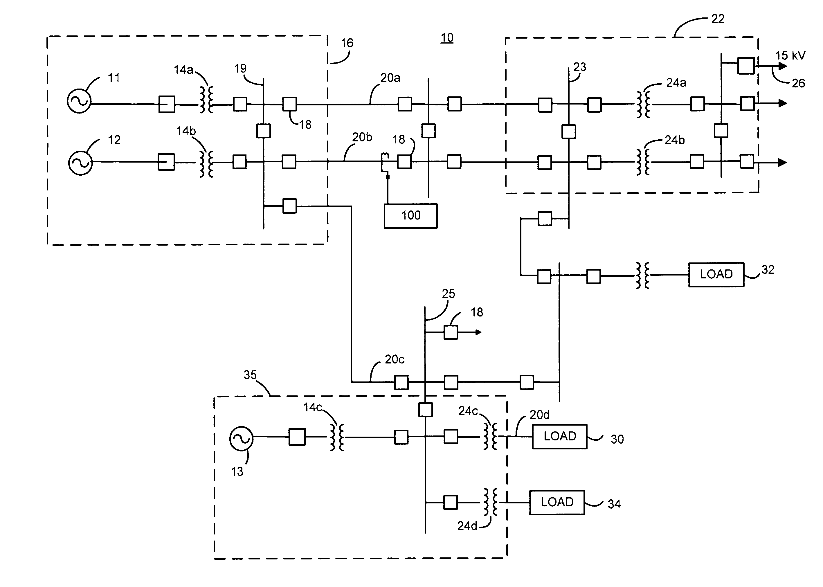 Apparatus and method for estimating synchronized phasors at predetermined times referenced to an absolute time standard in an electrical system