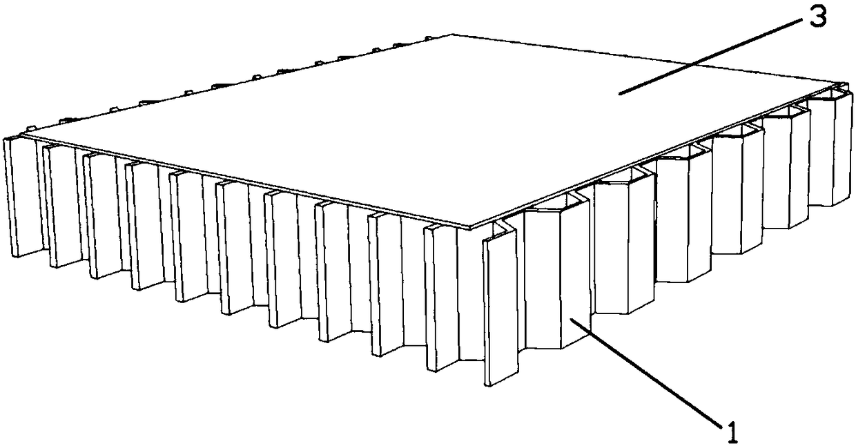 Adhesion method for expanded bonding surface of metal silencing structure