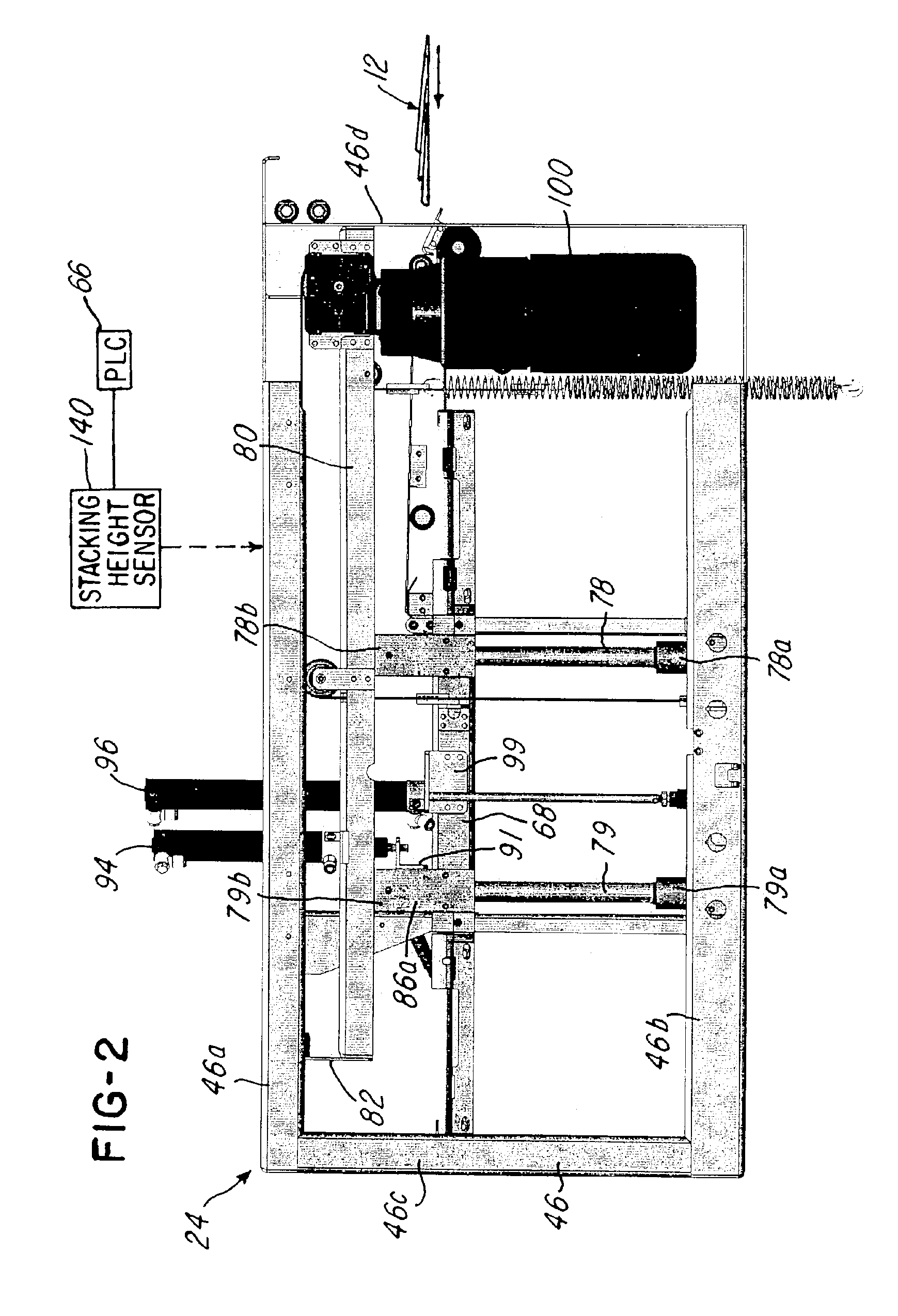 Stacker, stacking system or assembly and method for stacking