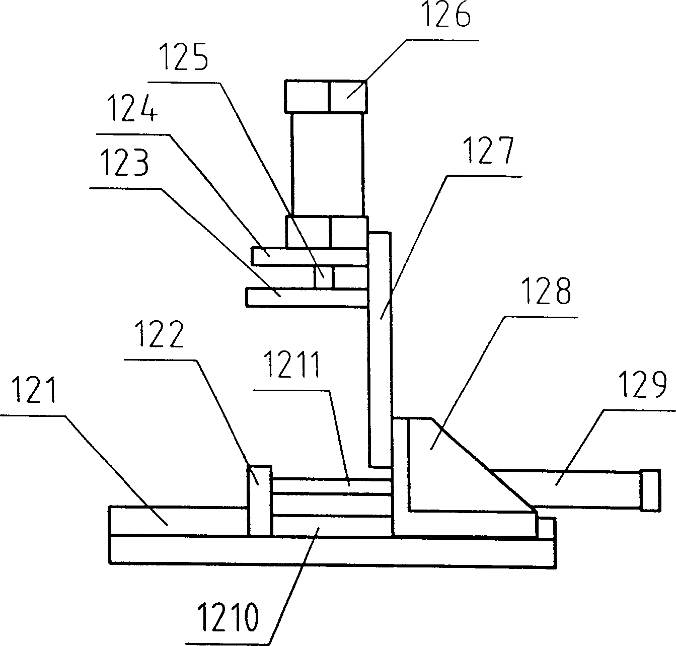 Welding equipment of plastic door-window welding machine