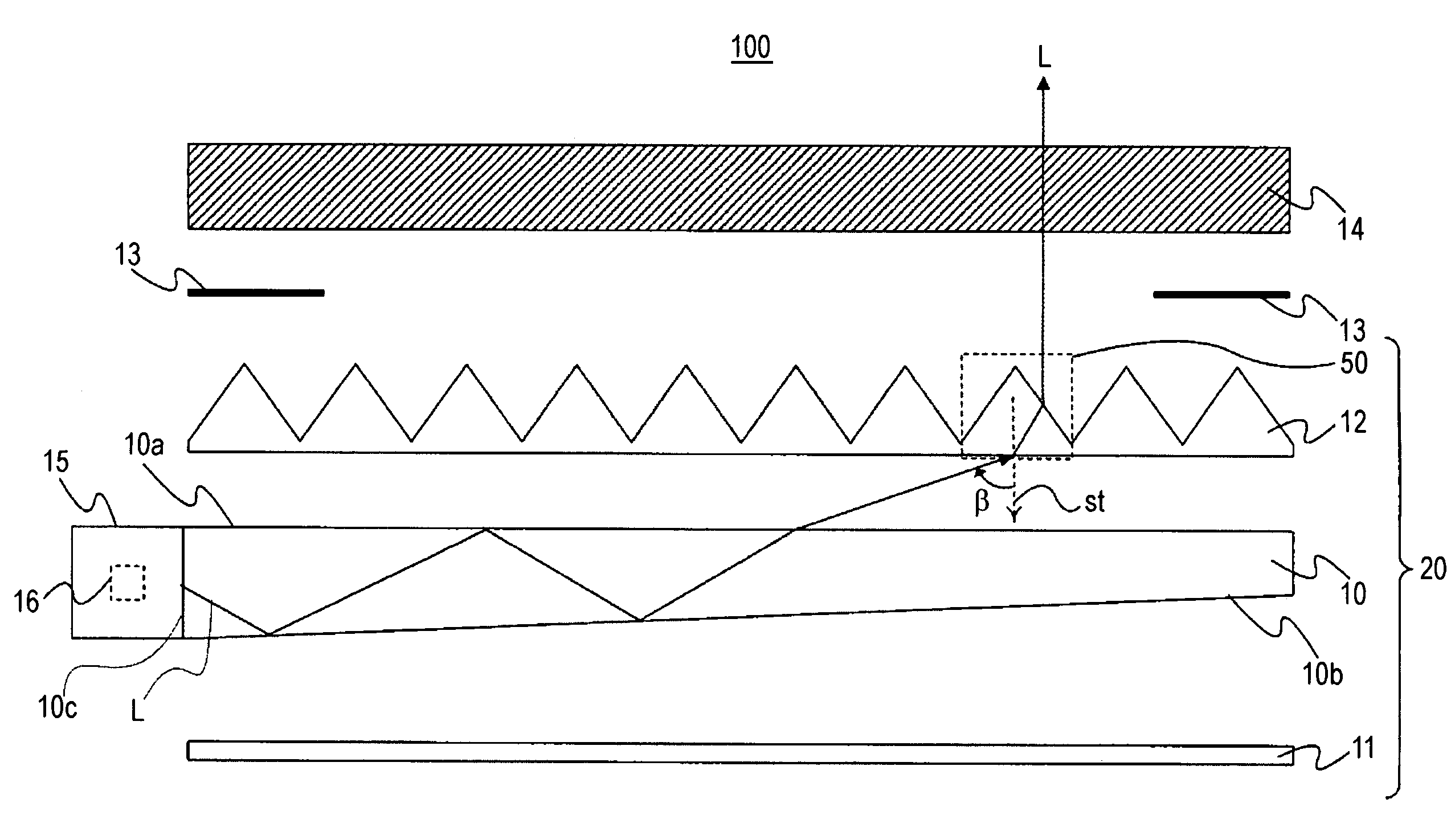 Illuminating device