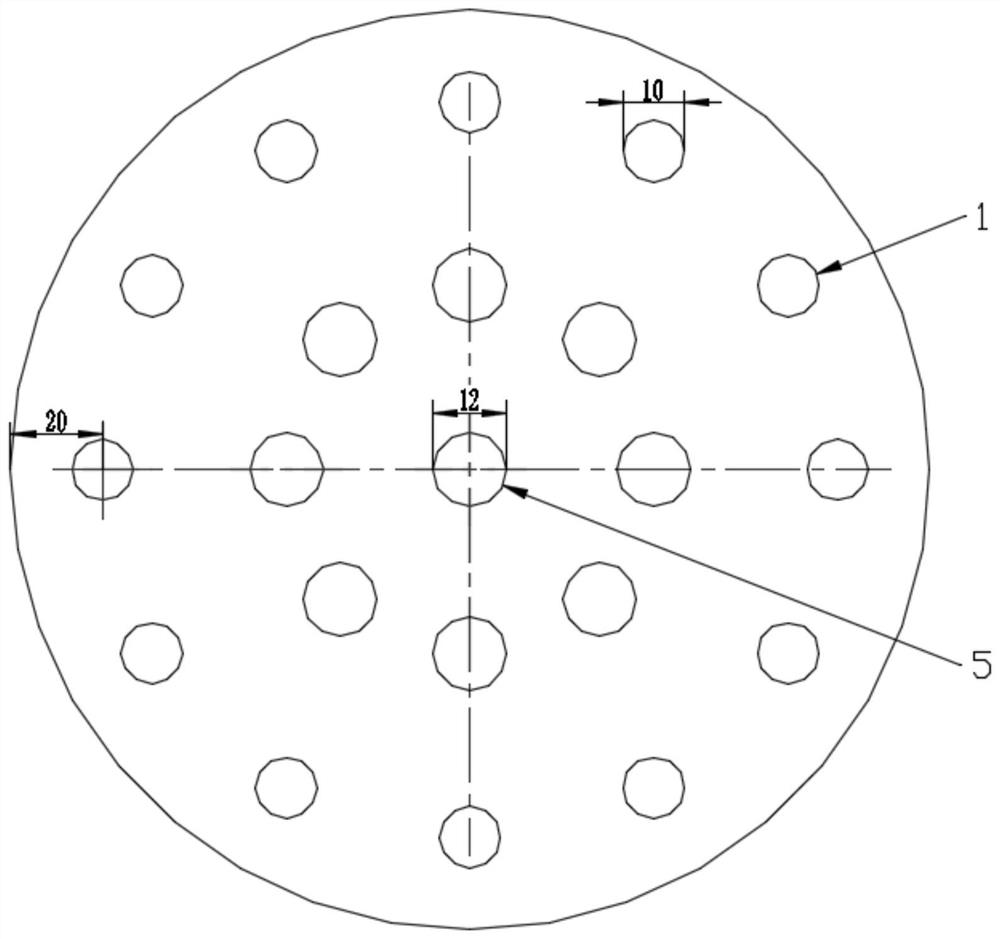 A kind of manufacturing method of frosted disc for processing tellurium oxide crystal