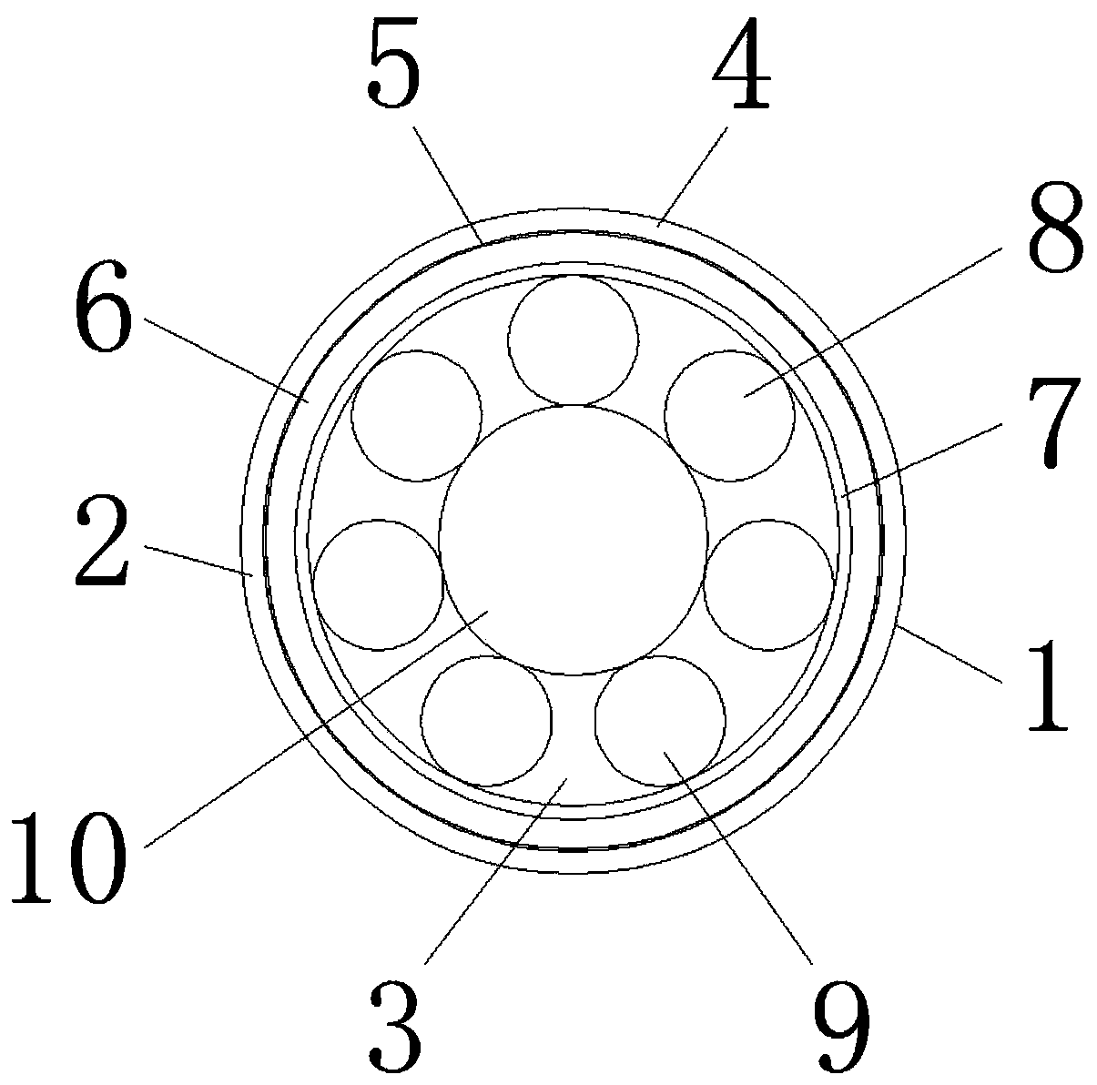 Photoelectric composite cable suitable for 5G antenna