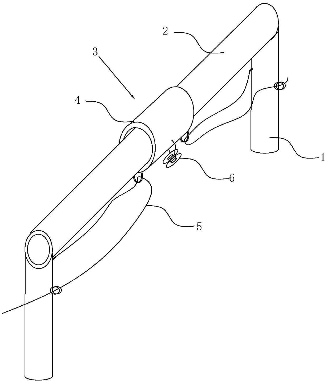 Measuring method for cross section of base in sinking process of open caisson