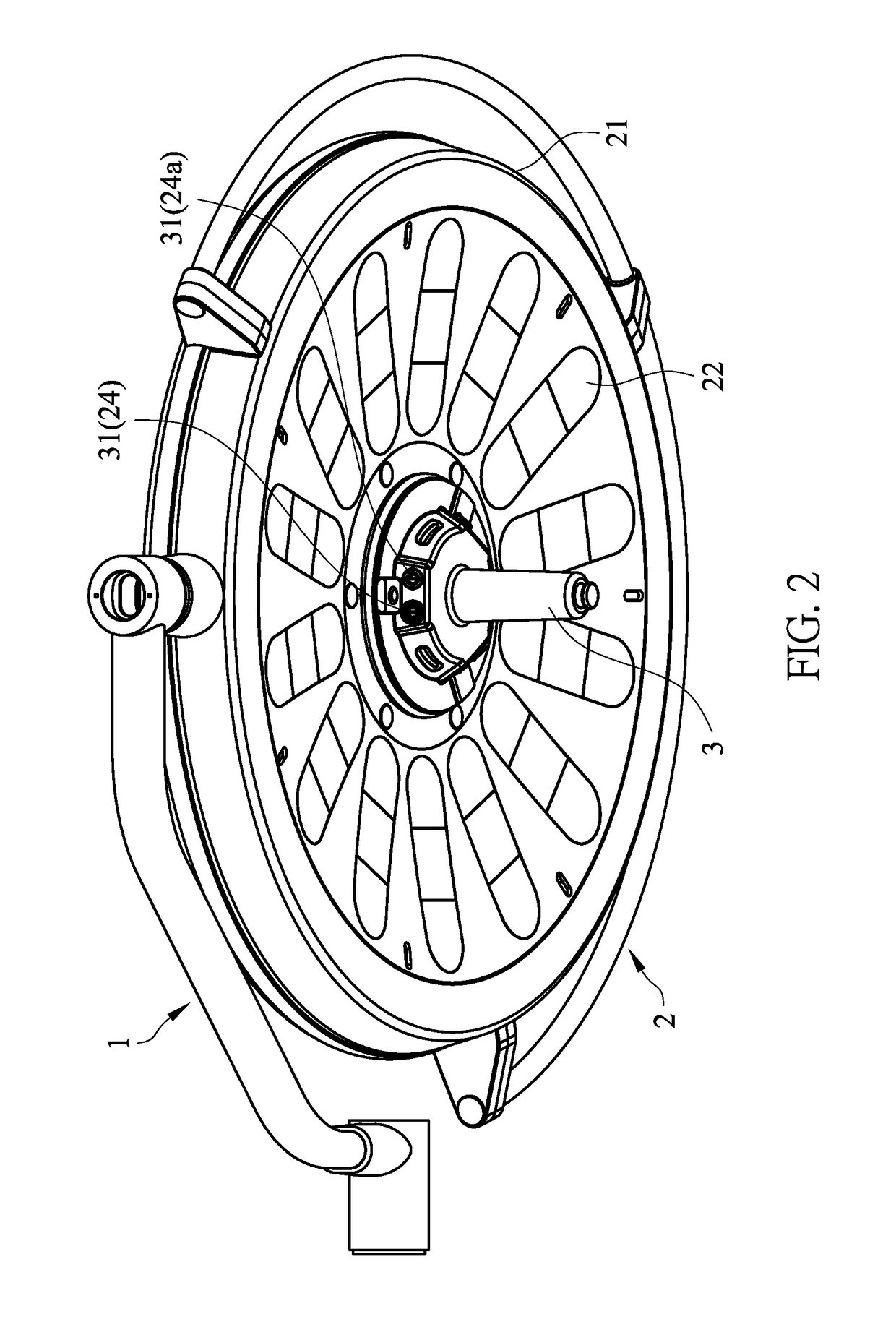 Illumination control device of surgical light