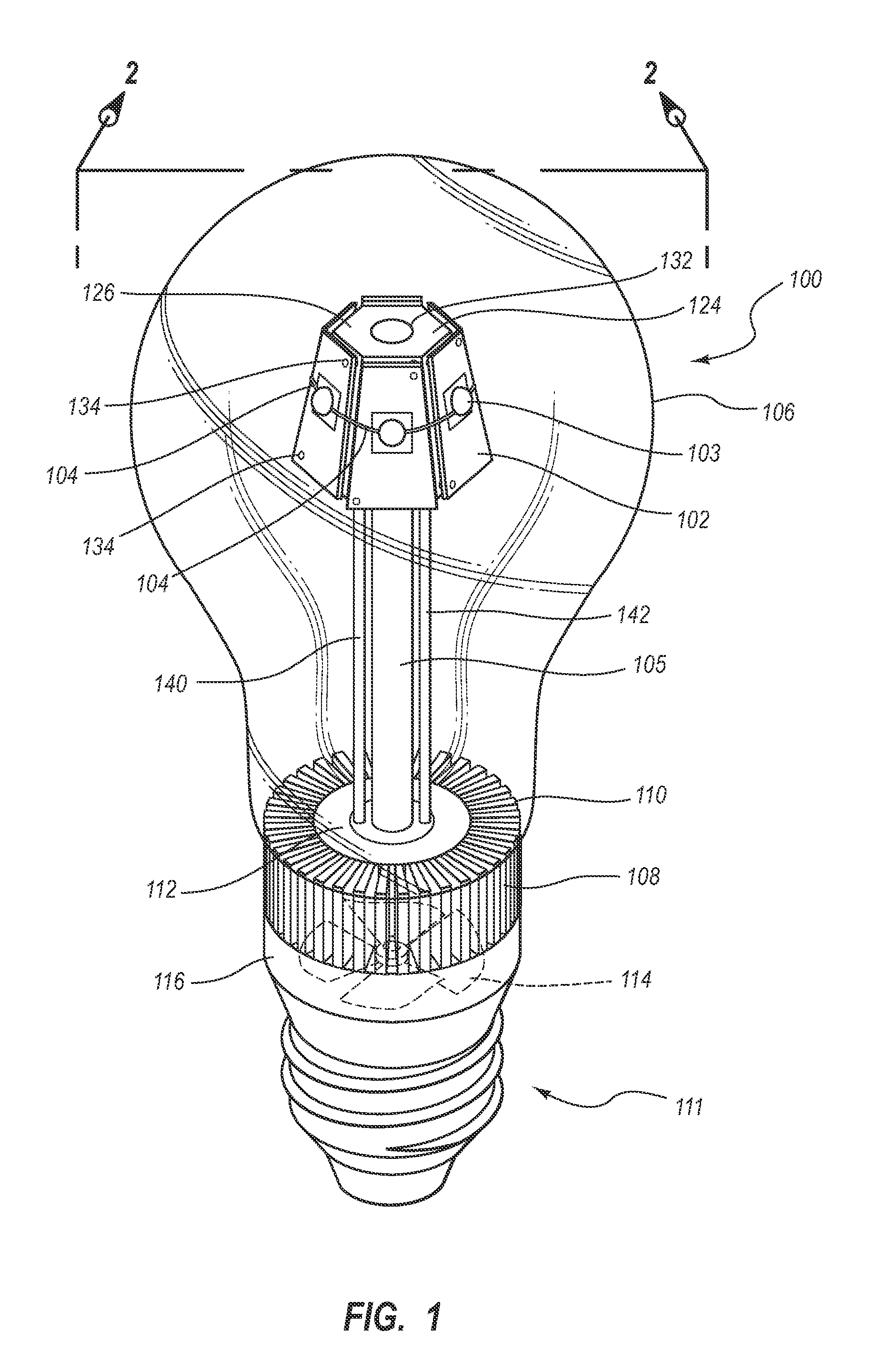 LED light bulbs for space lighting