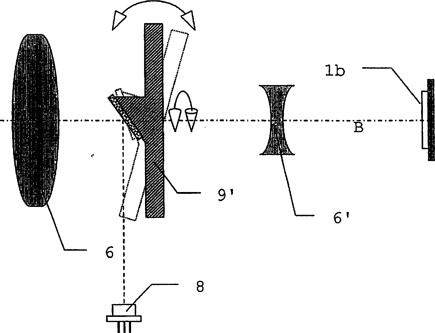 Electronic display and control device for a measuring instrument