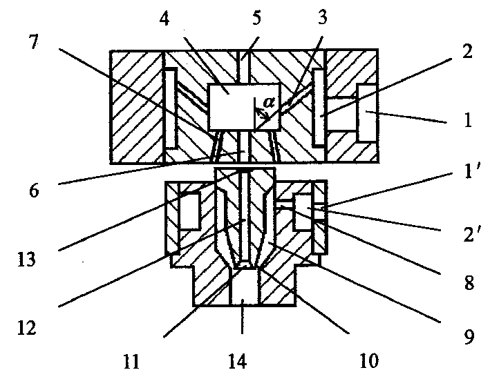 Complex twisting device for air-jet eddy-current spinning