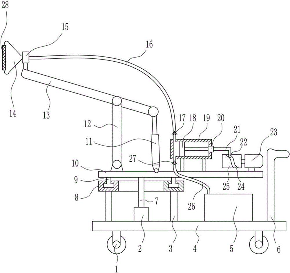 Multi-azimuth air detection device for indoor air detection