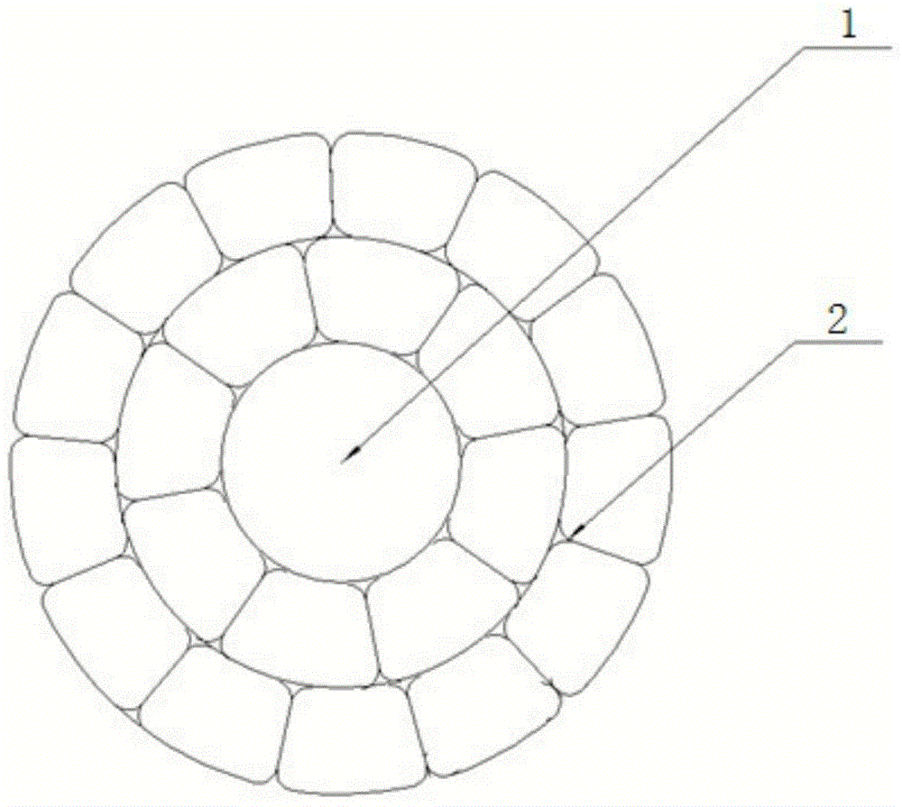 Composite core high stretching rate heat resisting aluminum alloy conductor for smart energy source and manufacture method thereof