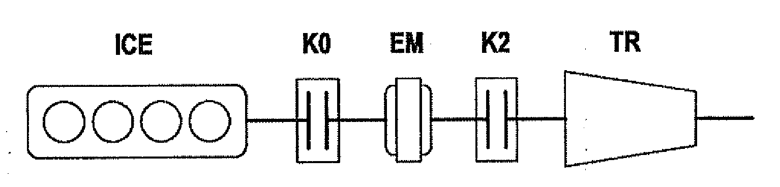 Method for detecting a developing torque for a hybrid drive