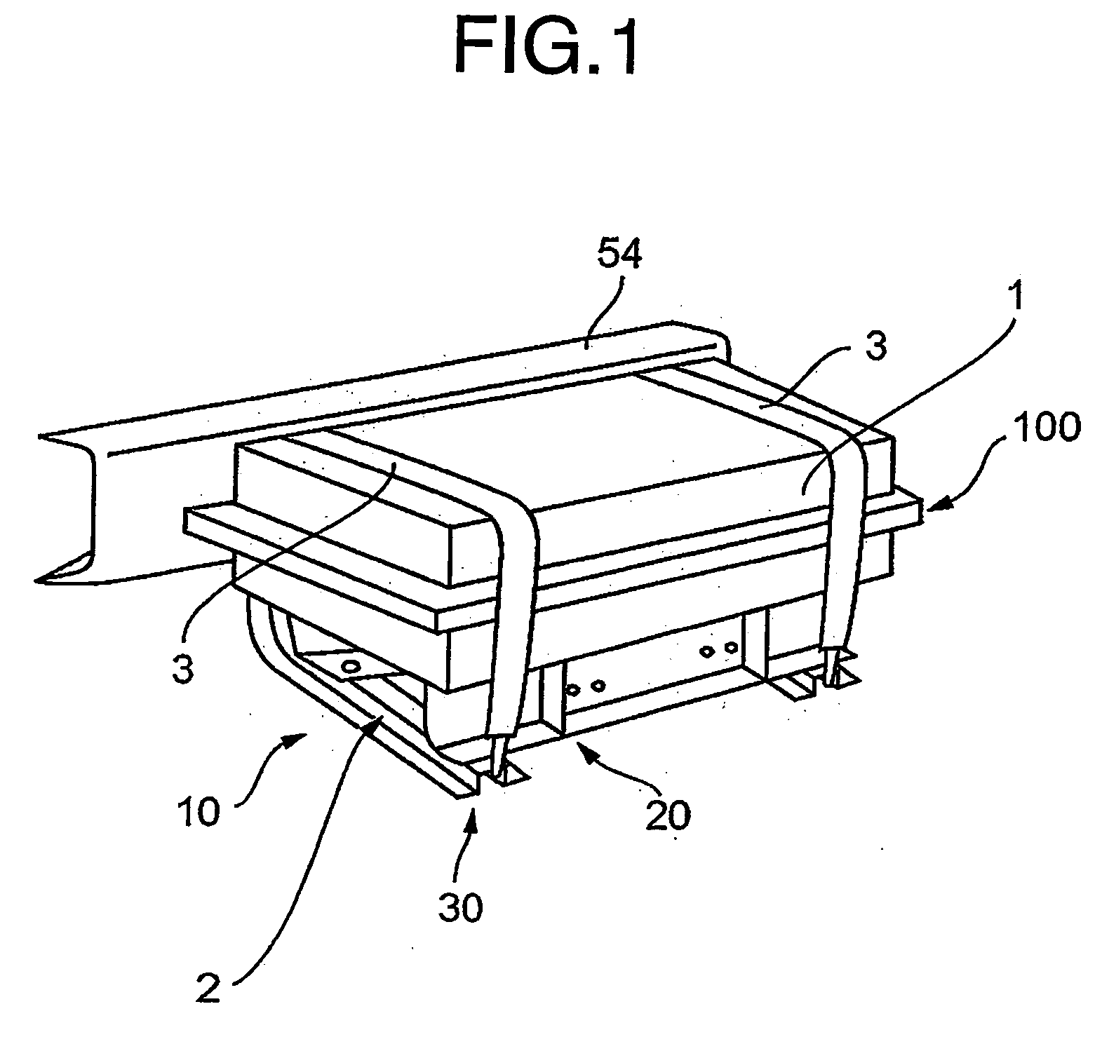 Mounting structure of electronic apparatus in vehicle