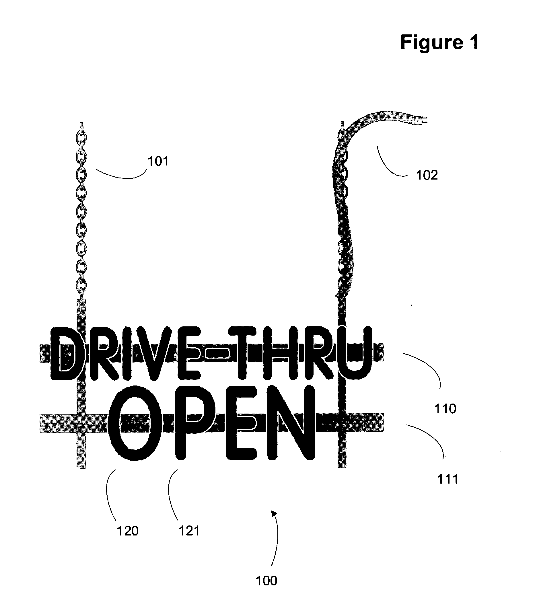 Light emitting diode symbol block apparatus and method for forming non-pixelated signs