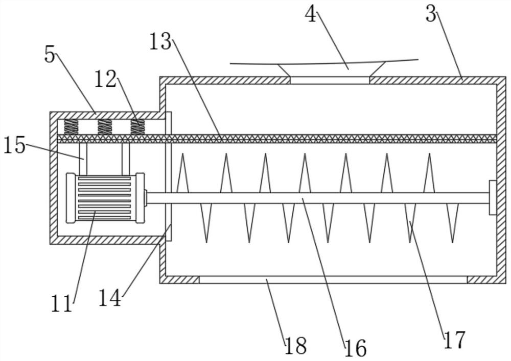 Rapeseed oil squeezing device