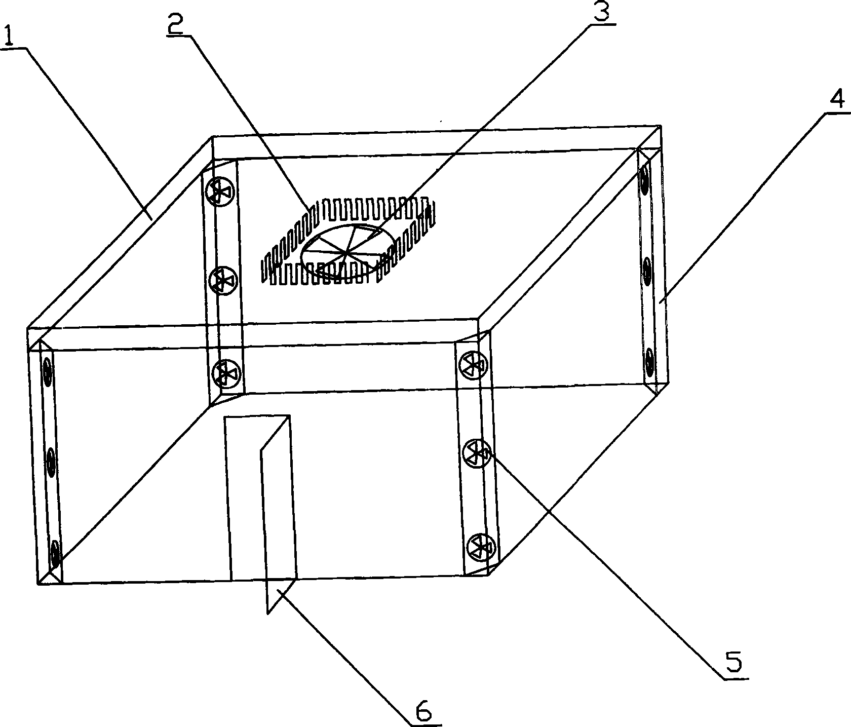 Artificial climate chamber of built-in temperature controlling circulating system