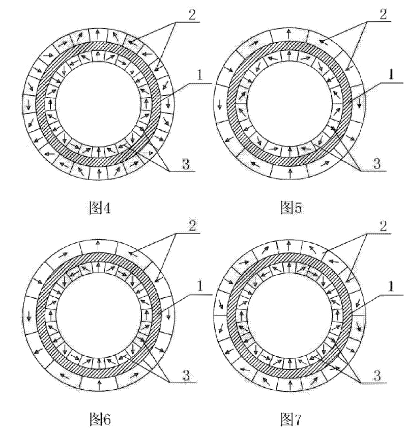 Halbach array external rotor of composite-structure permanent magnet motor