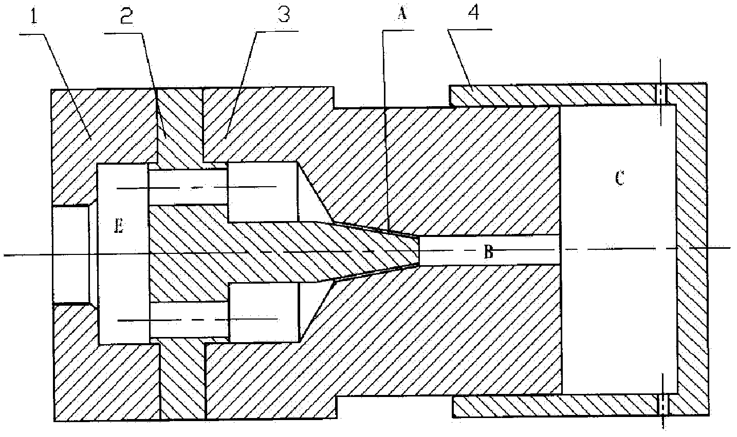 Choking cavitator for treating organic sewage