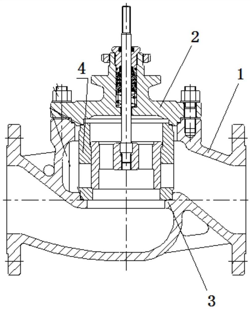 Adjustable sealing structure of regulating valve