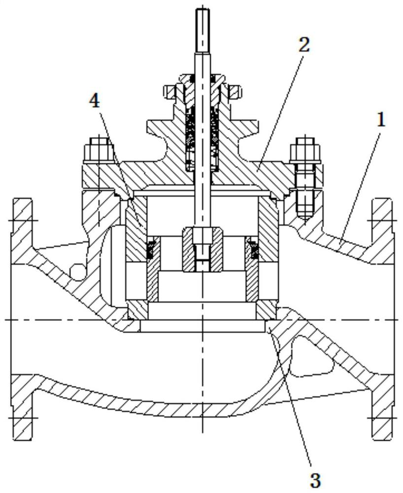 Adjustable sealing structure of regulating valve