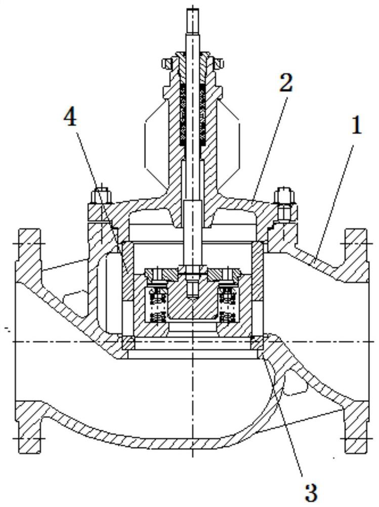 Adjustable sealing structure of regulating valve