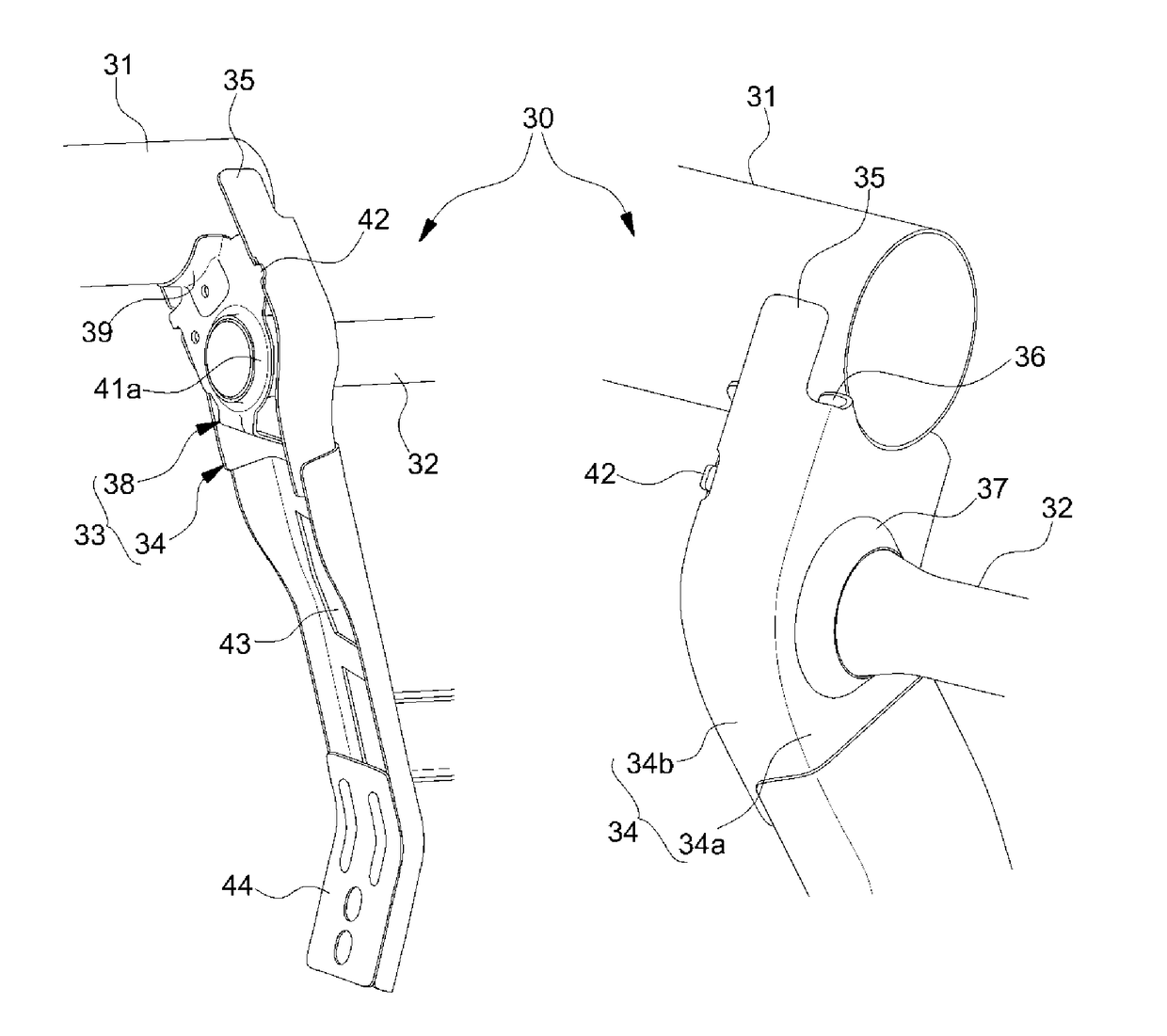 Cowl cross bar for vehicle