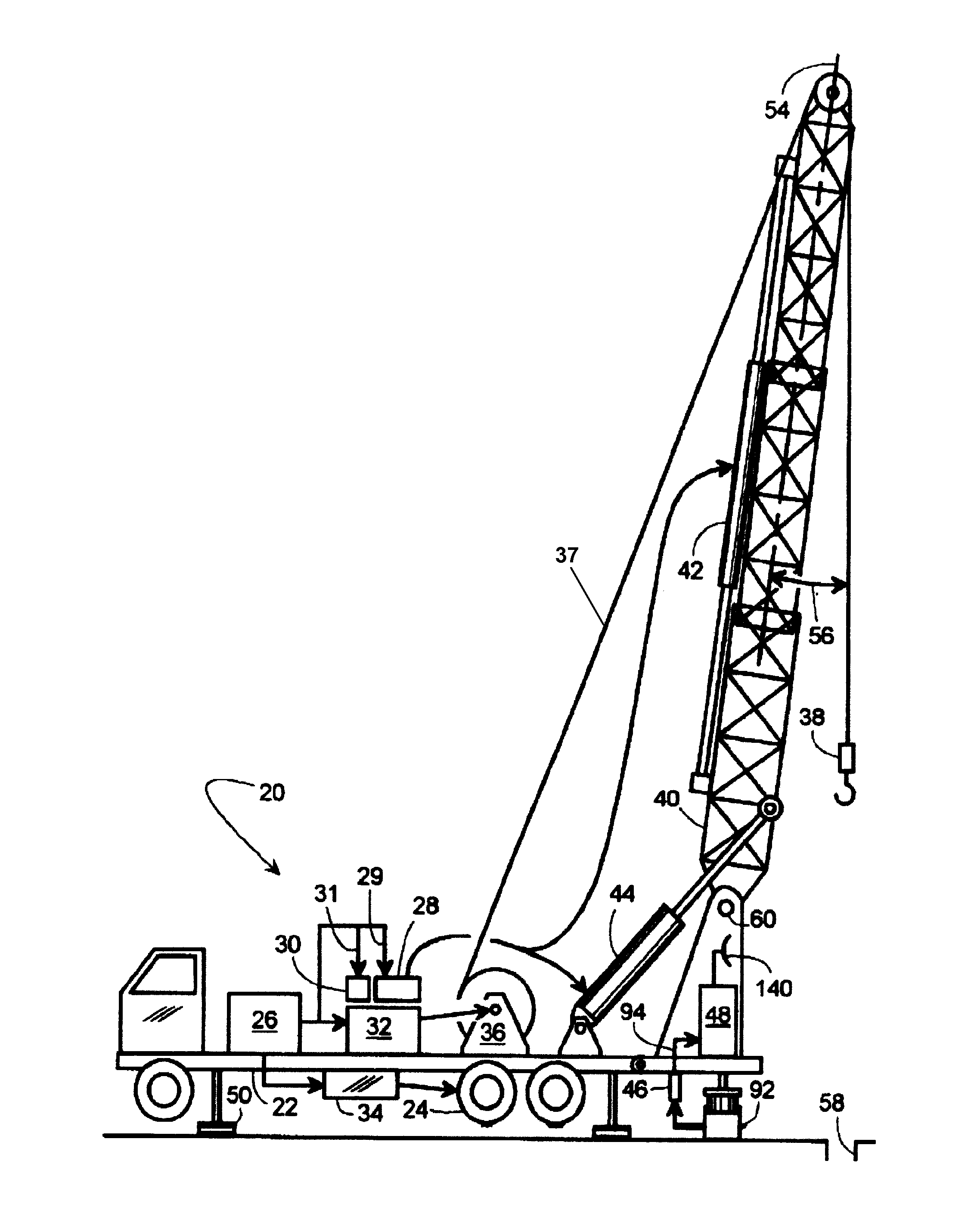 Method and system for automatically setting, adjusting, and monitoring load-based limits on a well service rig