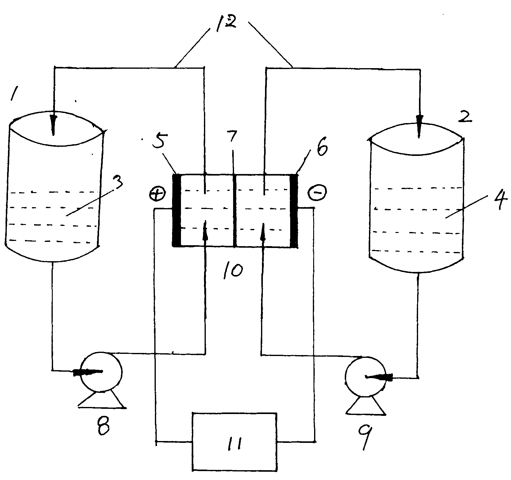 Semi-liquid lithium-sulfur battery