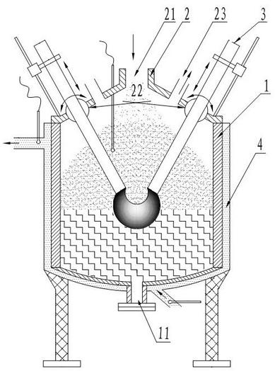 Method and device for treating radioactive wastes