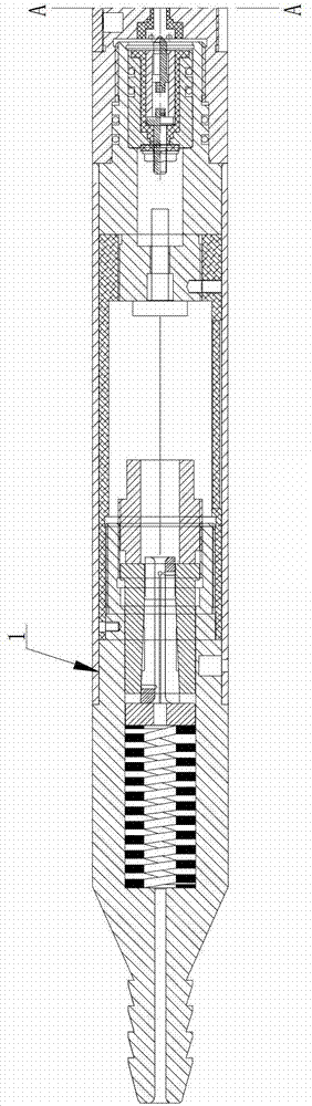 Layering flow tester of low-injection-quantity water injection well