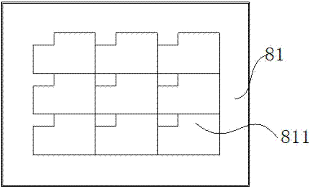 Hot melting damping fin punching and cutting device and punching method thereof