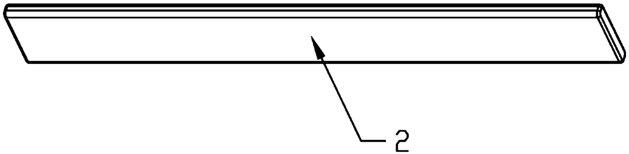 Filler strip for sectional material and production method thereof