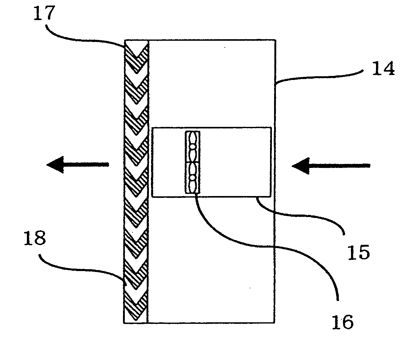 Sound absorbing structure of electronic equipment