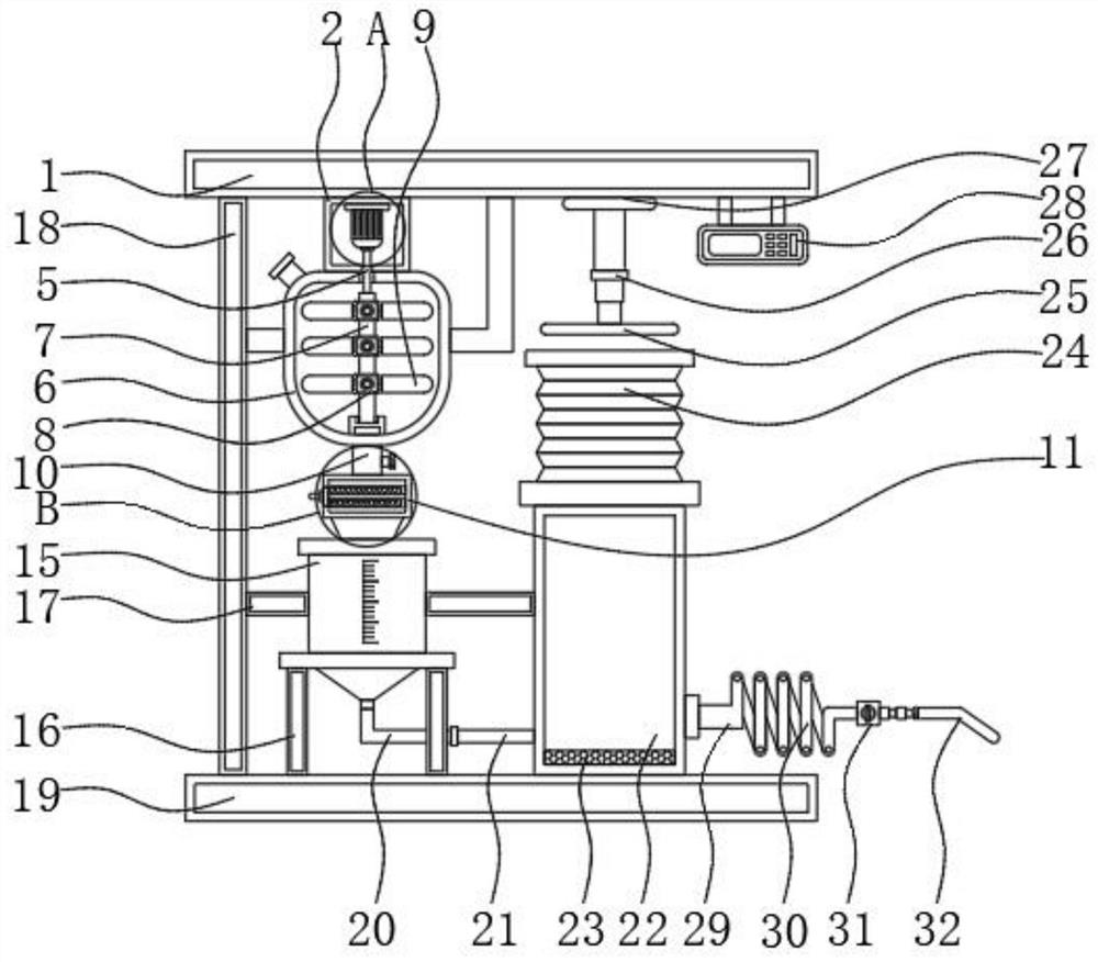 Liquid food feeding device