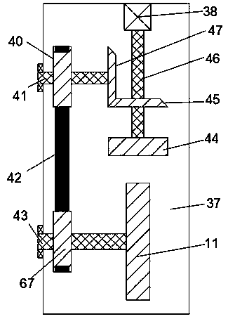 Concrete mixing device with cleaning function