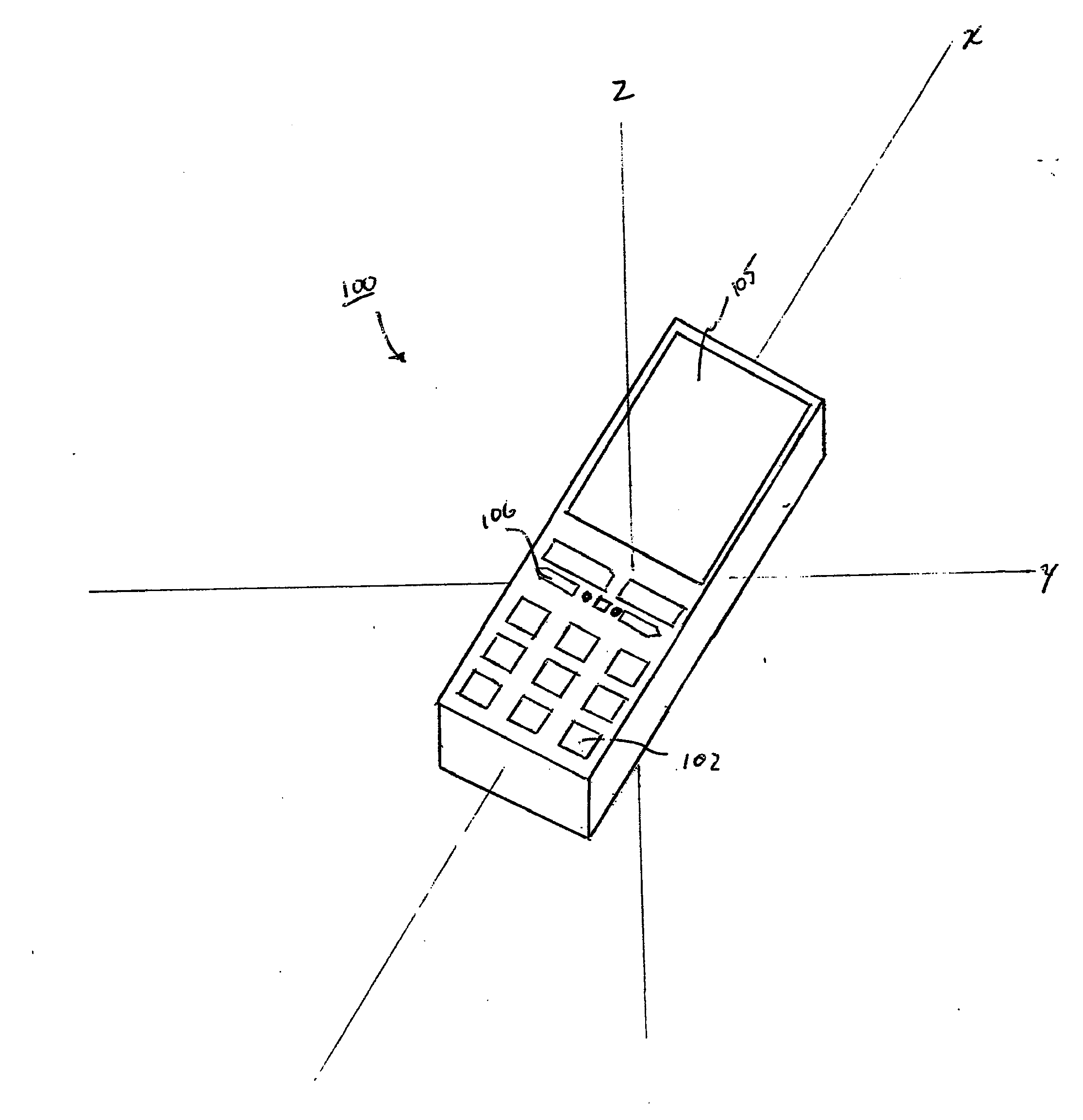 Orientation-sensitive signal output